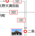 京都の観光・旅行 市バスの名所案内−金閣寺06−